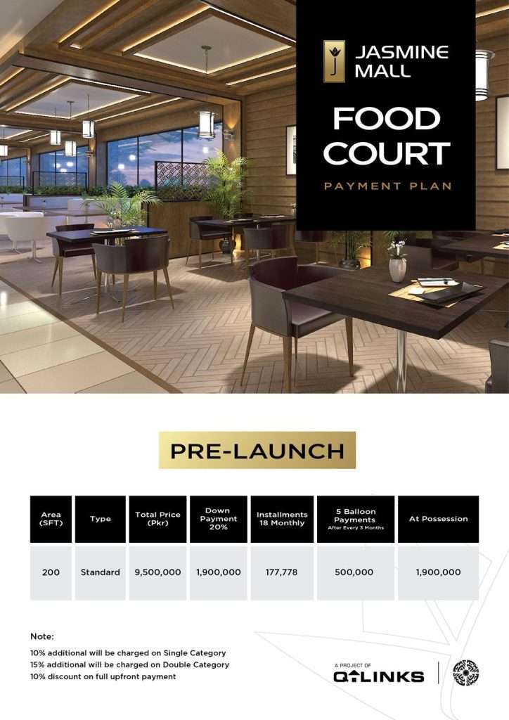Jasmine Mall Food Court Payment Plan 01