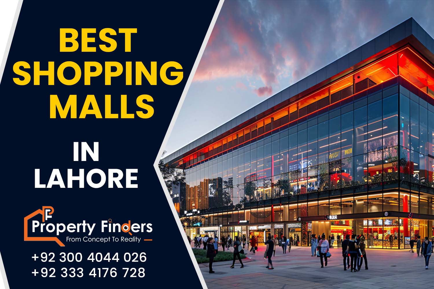 Best Shopping Mall in Lahore - Property Finders