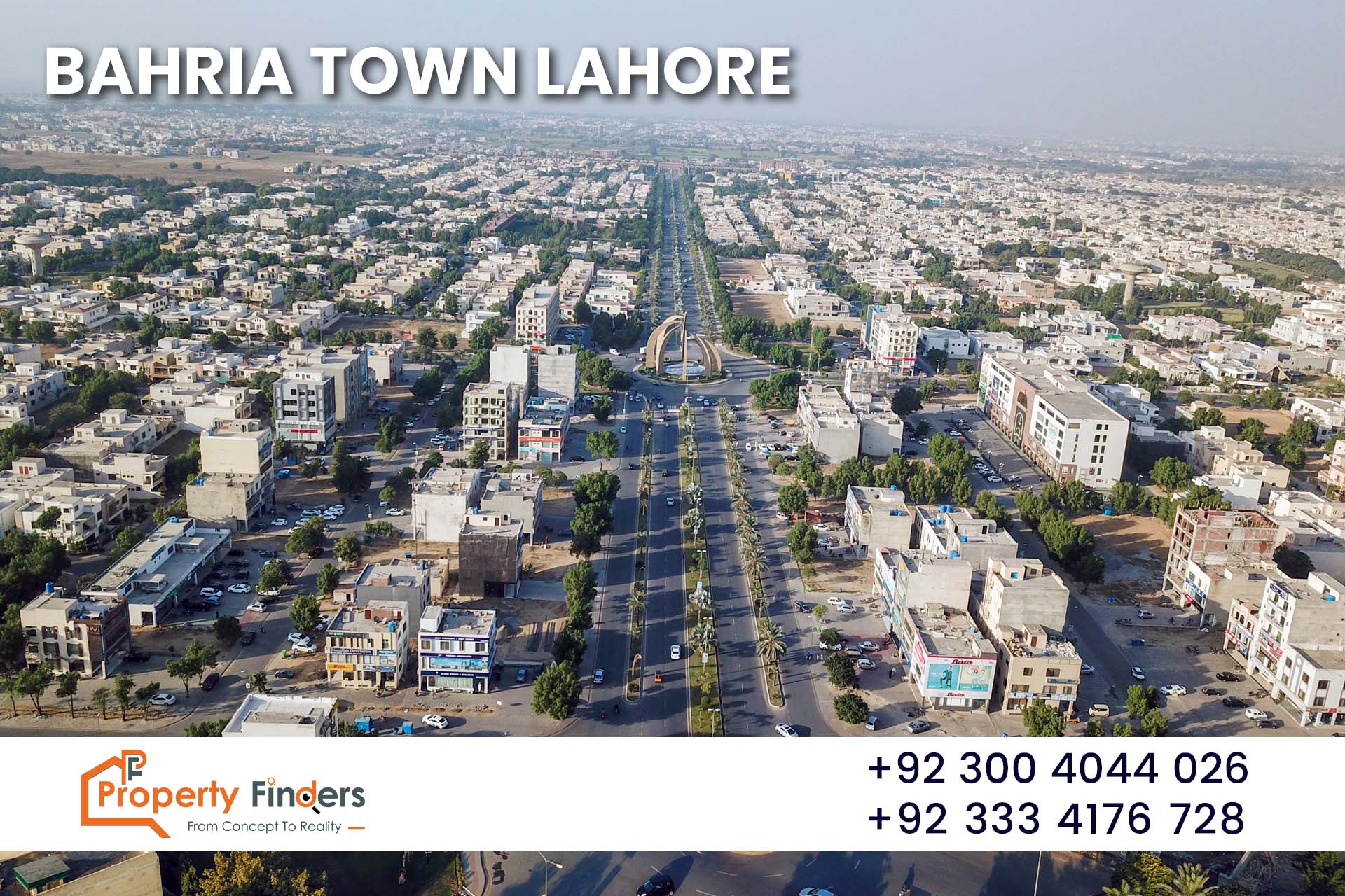 bahria town lahore view