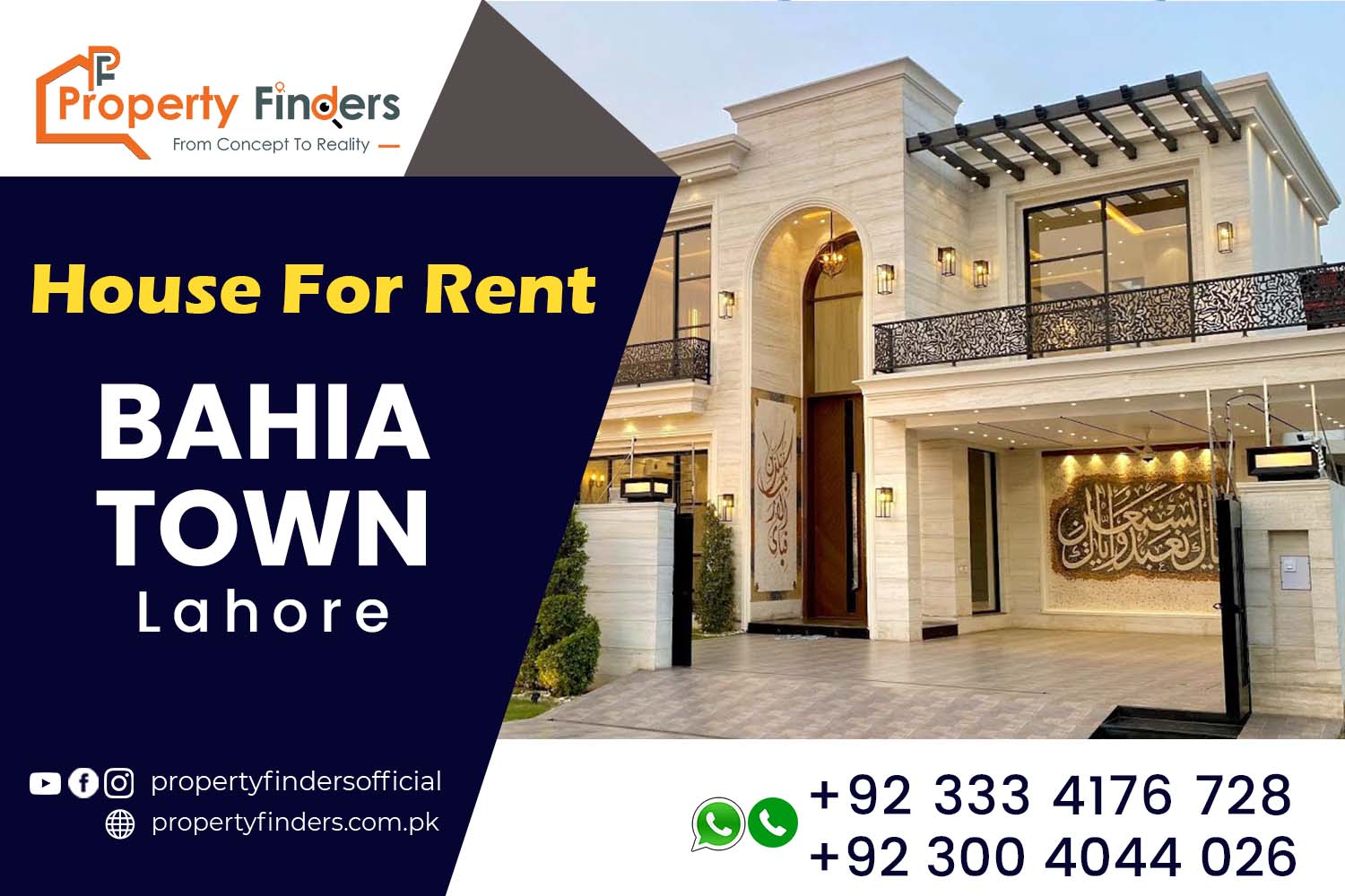 House Rent in Bahria town lahore