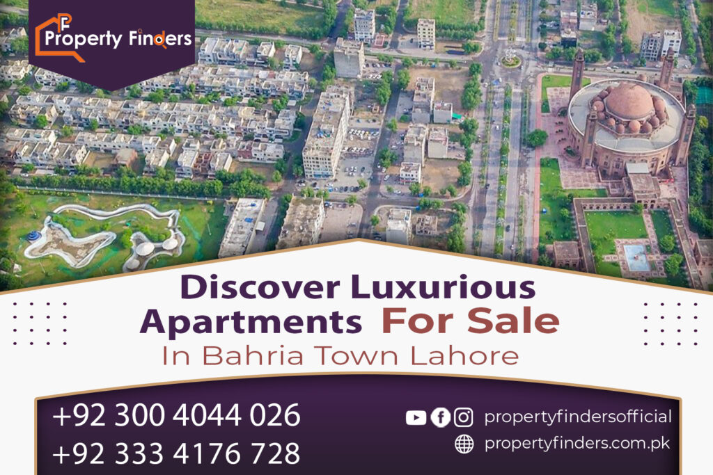 Discover Luxurious Apartments for Sale in Bahria Town Lahore 1 Apartments for Sale-property finders