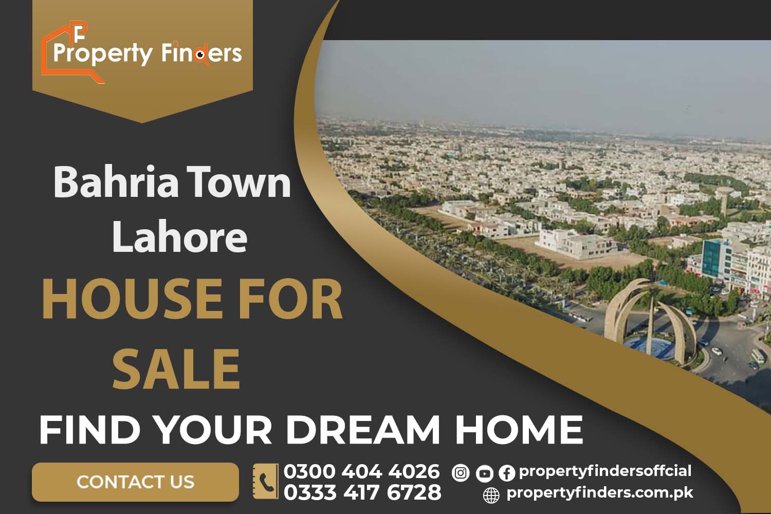 House for Sale in Bahria Town Lahore-property finders