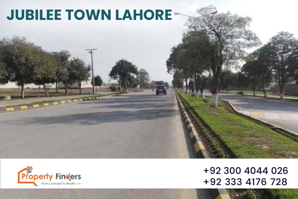 Jubilee Town Lahore Map