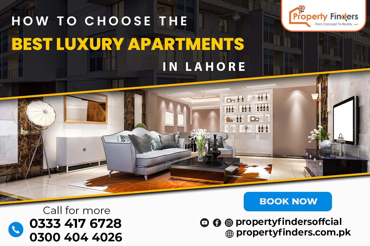 Prime Apartments in Lahore-property finders