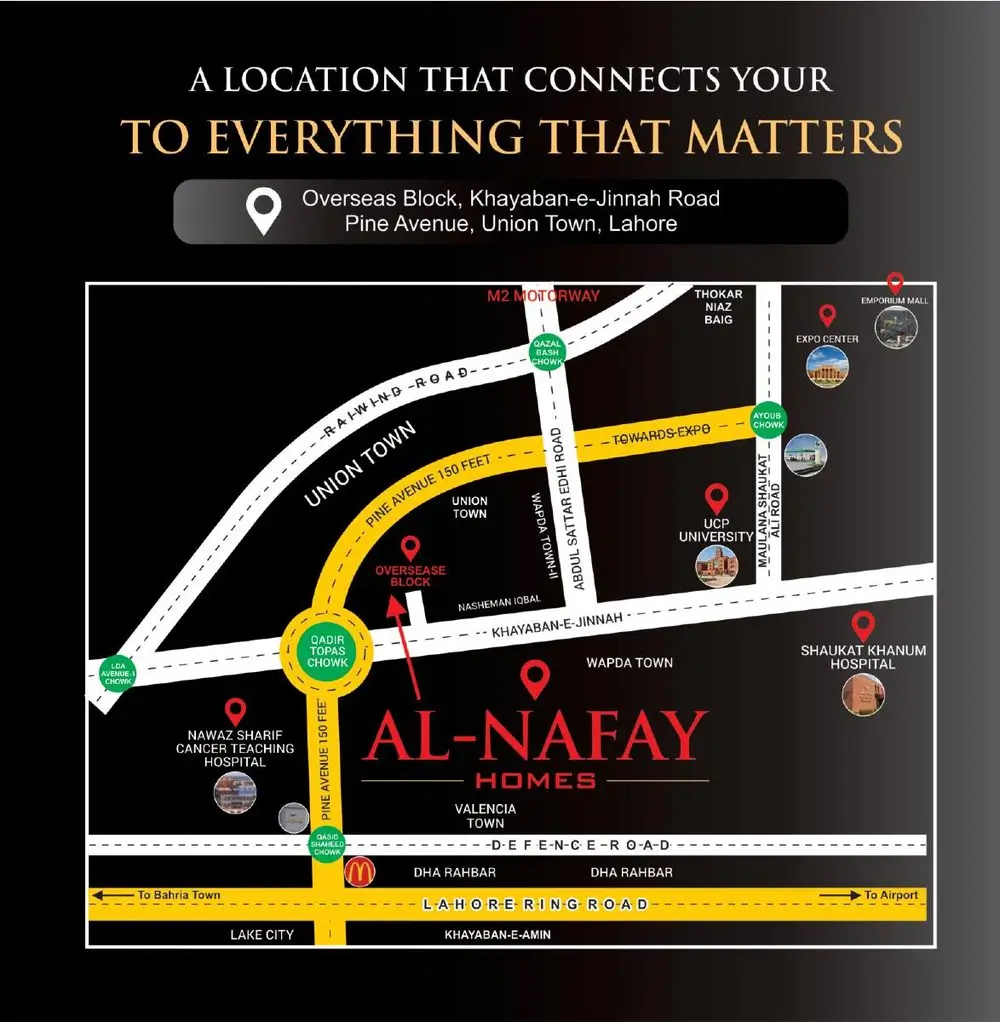 Al Nafay Homes Location Plan