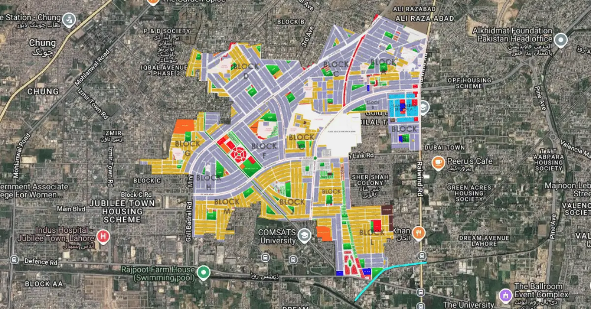 LDA Avenue 1 Map